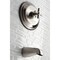 Kingston Brass Tub and Shower Faucet, 2, Wall Mount, Brushed Nickel KB2638EXTO - alternate 3